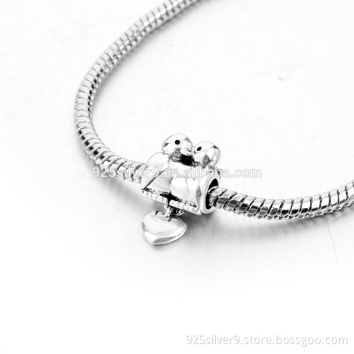 china bead manufacture Animals Plutus cat beads jewelry silver beads charm bracelets and pendant fashion accessory